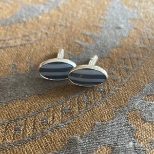 One set of EUC Wedgewood cuff links for men.